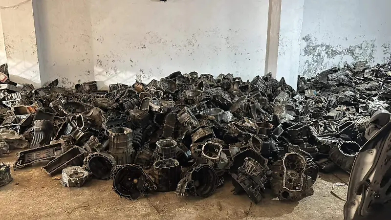 piezas de autos robados